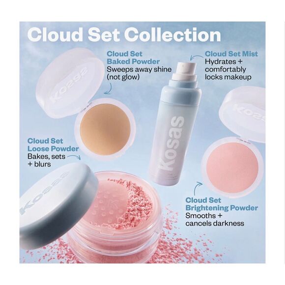 🌥️ KOSAS CLOUD SET AIRY SETTING + SMOOTHING MIST - Picture 8 of 9